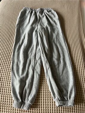 Classic Gray Sweatpants - Elastic Cuff & Waist